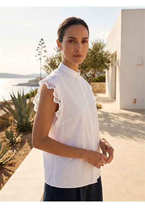 Gifty in Cotone con Ricami - Ecru Vanessa Bruno | Abbigliamento | 6EVA04-V09857003